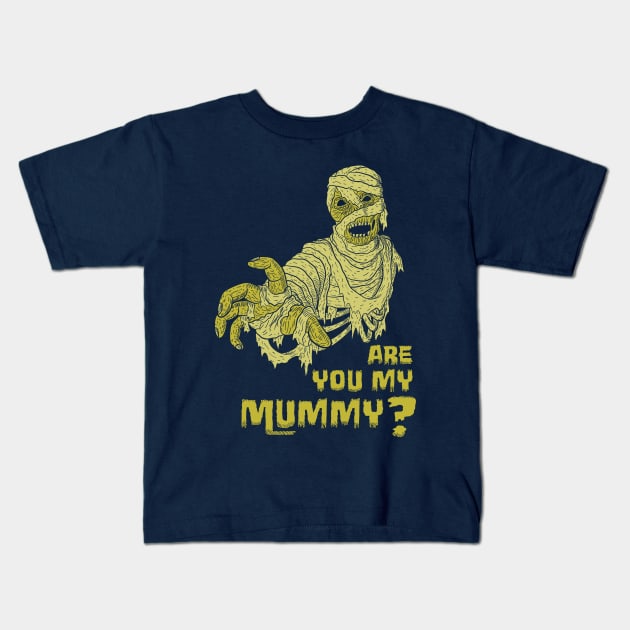 Are you my mummy? Kids T-Shirt by VicNeko